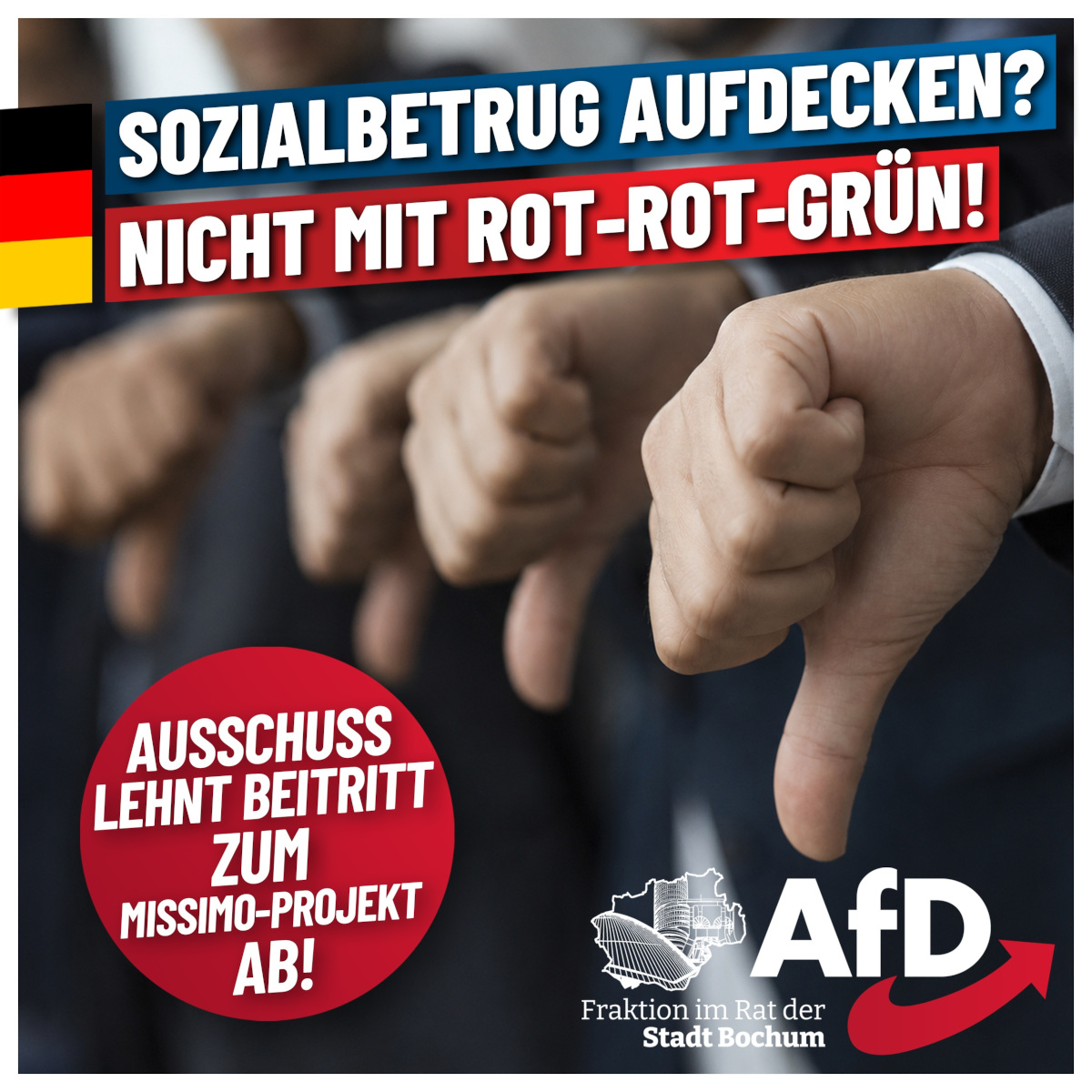 Mehr über den Artikel erfahren Beitritt zum Projekt „Missimo“ durch Rotrotgrün abgelehnt